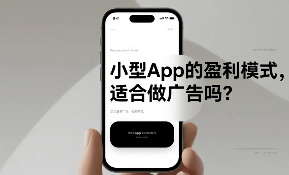 小型App的盈利模式,適合做廣告嗎?